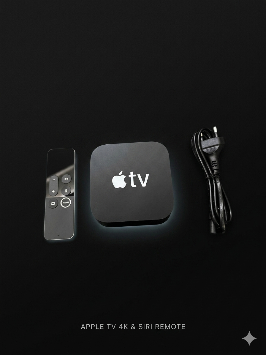 Apple TV HD 4th Generation (Model A1842) - Rarely Used | Excellent Condition with Remote & Cable